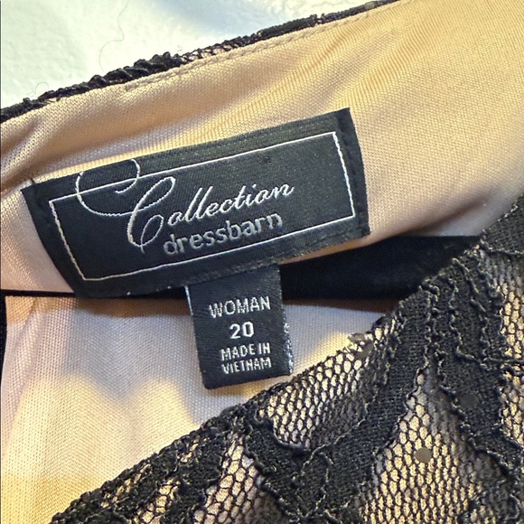 DressBarn Collection Elegant Black Lace Evening Dress - Picture 9 of 14